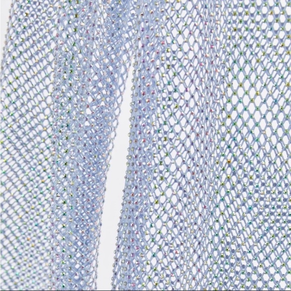 Zara Blue Rhinestone Dress - Picture 15 of 15